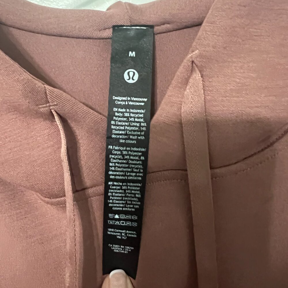 Lululemon Smooth Spacer Classic-Fit Pullover Hoodie Men's M - Picture 2 of 5